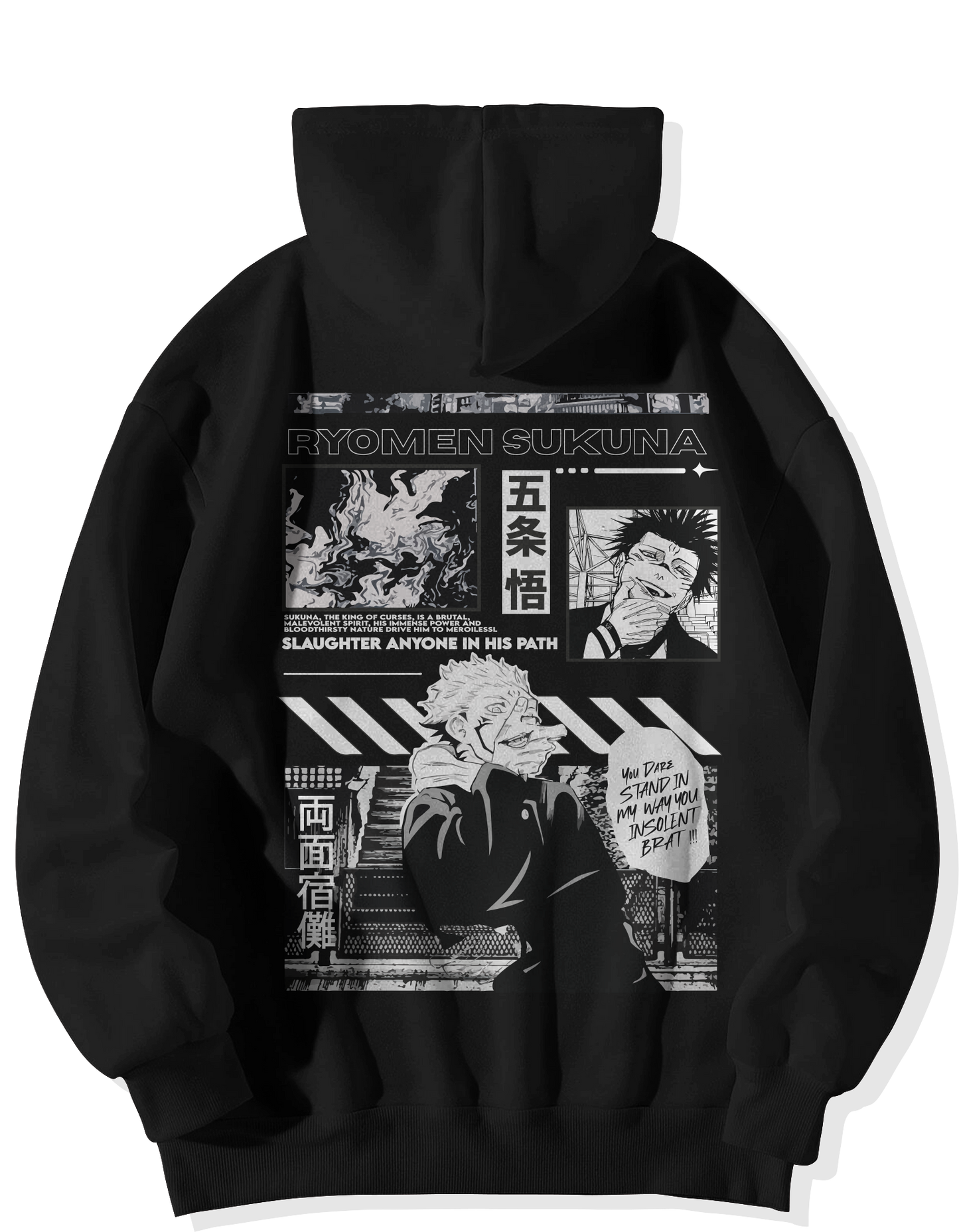BLACK SUKUNA HOODIE