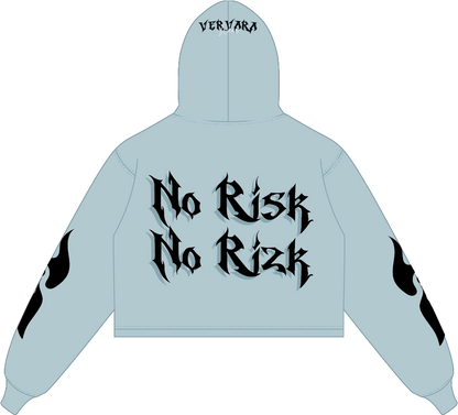 NO RISK NO RIZK ZIP HOODIE