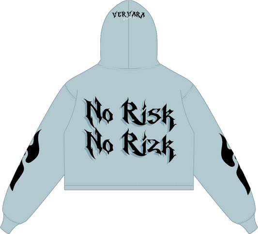 NO RISK NO RIZK ZIP HOODIE