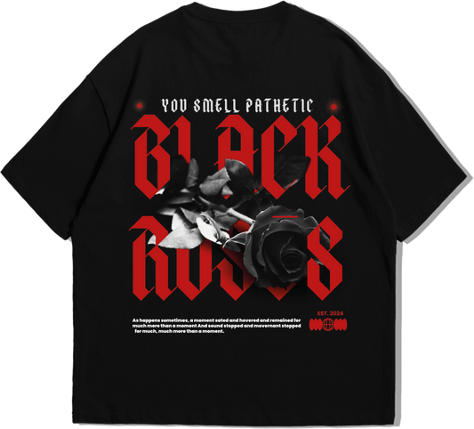 BLACK ROSES T-SHIRT